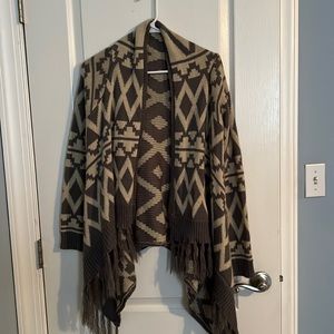 Cardigan/Sweater with Fun Print